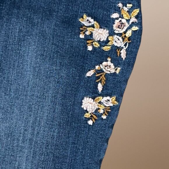 Plus Size Democracy Ab Solution Embroidered High Rise Jeans Size 16 36x28 #217 - Picture 6 of 6